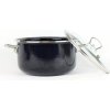 Hrniec smalt + pokr 18cm/2,2L SFINX PREMIUM čierny