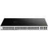 D-Link DGS-1210-52 52-portový gigabitový prepínač Smart+, 48x GbE, 4x RJ45/SFP, bez ventilátora DGS-1210-52/E