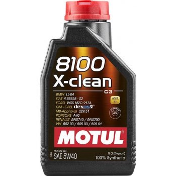 Motul 8100 X-Clean 5W-40 1 l