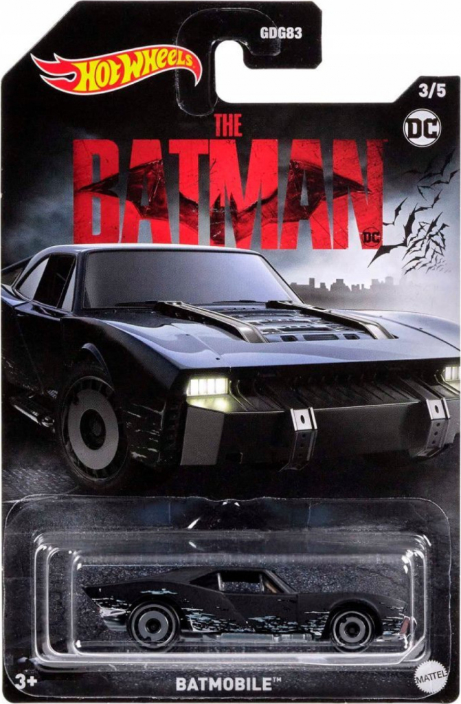 Mattel Hot Wheels Prémiové auto Batman Batmobile