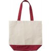 Bavlnená (280 g/m2) nákupná taška Cole, červená