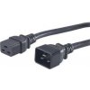 PremiumCord Kabel síťový prodlužovací 230V 16A 3m, konektory IEC 320 C19 - IEC 320 C20 kpsa