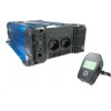 Měnič napětí Solarvertech FS2000 24V/230V 2000W + USB, dálkové ovládání s displejem, čistá sinusovka