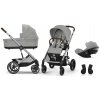 Cybex Balios S Lux 3v1 Stone Grey Bundle set S Hlboká vanička
