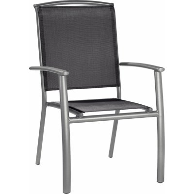 OBI Stohovateľná stolička Vigo II, čierna, 63 x 66 x 98 cm od 72,99 € -  Heureka.sk