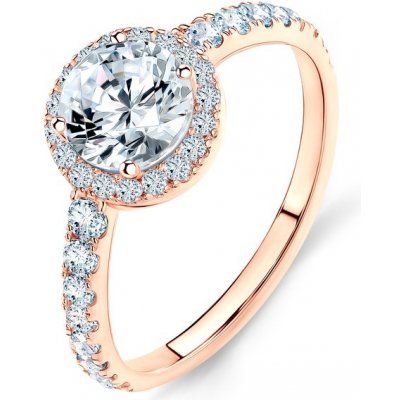 Savicki Zásnubný prsteň This is Love ružové zlato biely zafír TIL 3 SZ R od  1 278 € - Heureka.sk