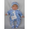 Realistická panenka Teo v modré bundě od španělské firmy Marina & Pau (Teo - 45 cm - v sáčku)