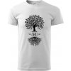 Narodeninový strom 50 - Klasické pánske tričko vyššej gramáže - S ( Biela )