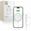 Tech-Protect Bezdrátová nabíječka QI15W-A44 s magnetem MAGSAFE, bílá