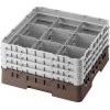 Cambro Kôš Camrack 9 pozícií, výška pohára 30 cm - Hnedá| TOM, R-9S1114-167