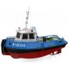 KY Model Fiede prístavný remorkér, dĺžka 164 mm (stavebnica) 1:50
