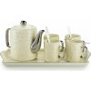 HowHomely Čajový/kávový set Selena Silver Cream