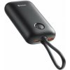 SWISSTEN POWER BANK VOLTBOX 35W 10000 mAh S INTEGROVANÝMI KABELY USB-C A LIGHTNING ČERNÁ 22013936
