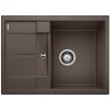 Blanco Metra 45 S Compact, silgranitový drez 680x500x190 mm, 1-komorový, tmavá hnedá, BLA-519570