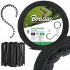 Bradas Plastový lemovacie okraj trávnika OBEB3810SET 3,8cm x 10m čierna