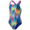 Speedo Printed Allover Powerback Girls Pink/Blue 176cm + výmena a vrátenie do 30 dní s poštovným zadarmo