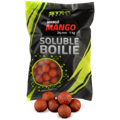 Stég Product Soluble Boilies 1kg 24mm Mango