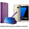 Otváracie Púzdro Luxria Clear View pre Samsung - Fialové Samsung: Galaxy S7 Edge