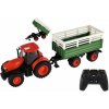 Traktor Zetor RC s vlekem plast 42cm 2,4GHz