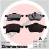 ZIMMERMANN Sada brzdovych platniciek kotucovej brzdy 23057.995.1