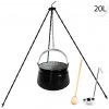 Perfect Home Kotlík s trojnožkou, varechou, naberačkou, 20L, 4ks, Set-101