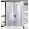 Avignon 6mm White zakrivený Sprchový kút 80*80 190cm