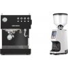 Ascaso Steel DUO, Black + Eureka Atom Specialty 65, white