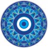 Mandala okenná nalepovacia - Modré oko