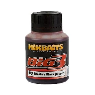 Mikbaits Legends Ultra dip BigB Broskyňa Black pepper 125 ml