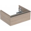 Geberit iCon Skrinka pod umývadlo 74 x 24,7 cm, dub, úchytka láva matná 502.311.JH.1