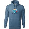 Otec superman - chlapec a chlapec - Mikina pánska Cape s kapucňou - S ( Denim )