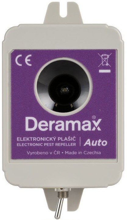 Deramax-Auto Ultrazvukový odpudzovač - plašič kún a hlodavcov do auta 0210