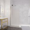 Erga Paris, sprchová zástena Walk-In 120x200 cm, 8mm sklo námraza, zlatý lesklý profil, ERG-V02-PARIS-120x200-FR-GD