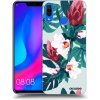 Picasee silikónový čierny obal pre Huawei Nova 3 - Rhododendron