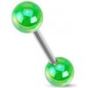 Steel Edge Piercing jazyka 1103 - Green