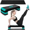 Neo-Sport Aerobic step 3-stupňový NS-402 tyrkysový