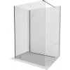 MEXEN/S - Kioto Sprchová zástena WALK-IN 120 x 95 cm, transparent, grafit kartáčovaná 800-120-212-66-00-095