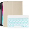 AppleKing puzdro s podsvietenou klávesnicou a priestorom na Apple Pencil pre iPad Air 4 (2020) / Air 5 (2022) / Pro 11