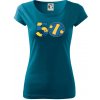 Volejbal okrúhle narodeniny 50 - Dámske tričko Pure - XS ( Petrolejová )