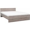 Manželská posteľ Miami bez posteľnej bielizne 160x200 cm dub york-dub york
