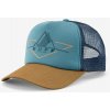 Šiltovka Buff Trucker Cap - brak stone blue