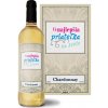 Sablio Tá najlepšia priateľka na svete Chardonnay biele suché víno 12 % 0,75 l (holá fľaša)