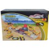 Stavebná technika + dráha 32 kusov 51 x 12 cm