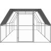 Vidaxl Vonkajšia klietka 3x8x2 m pozink