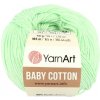 YarnArt Baby Cotton 435 jablková zelená svetlá