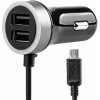 Nabíjačka do auta 12/24V Micro + 2x USB 2.4A PCH PRO-01