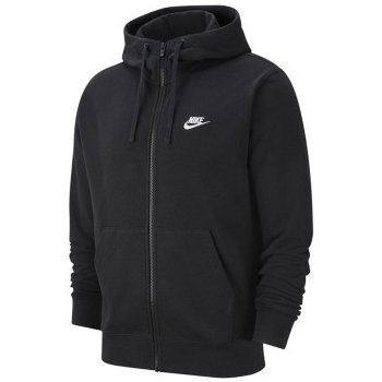 Nike M NSW CLUB hoodie FZ FT BV2648-010 čierna