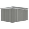 G21 Záhradný domček GRAH 915 - 340 x 269 cm, metalický šedý 63900994
