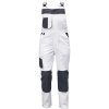 Cerva Cremorne pracovné nohavice s trakmi biela sivá