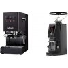 Gaggia Classic E24, black + Eureka Atom W 65 Casa, black